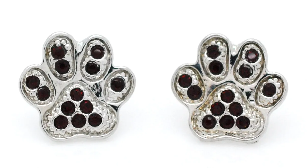 Paw Print Earrings - POST