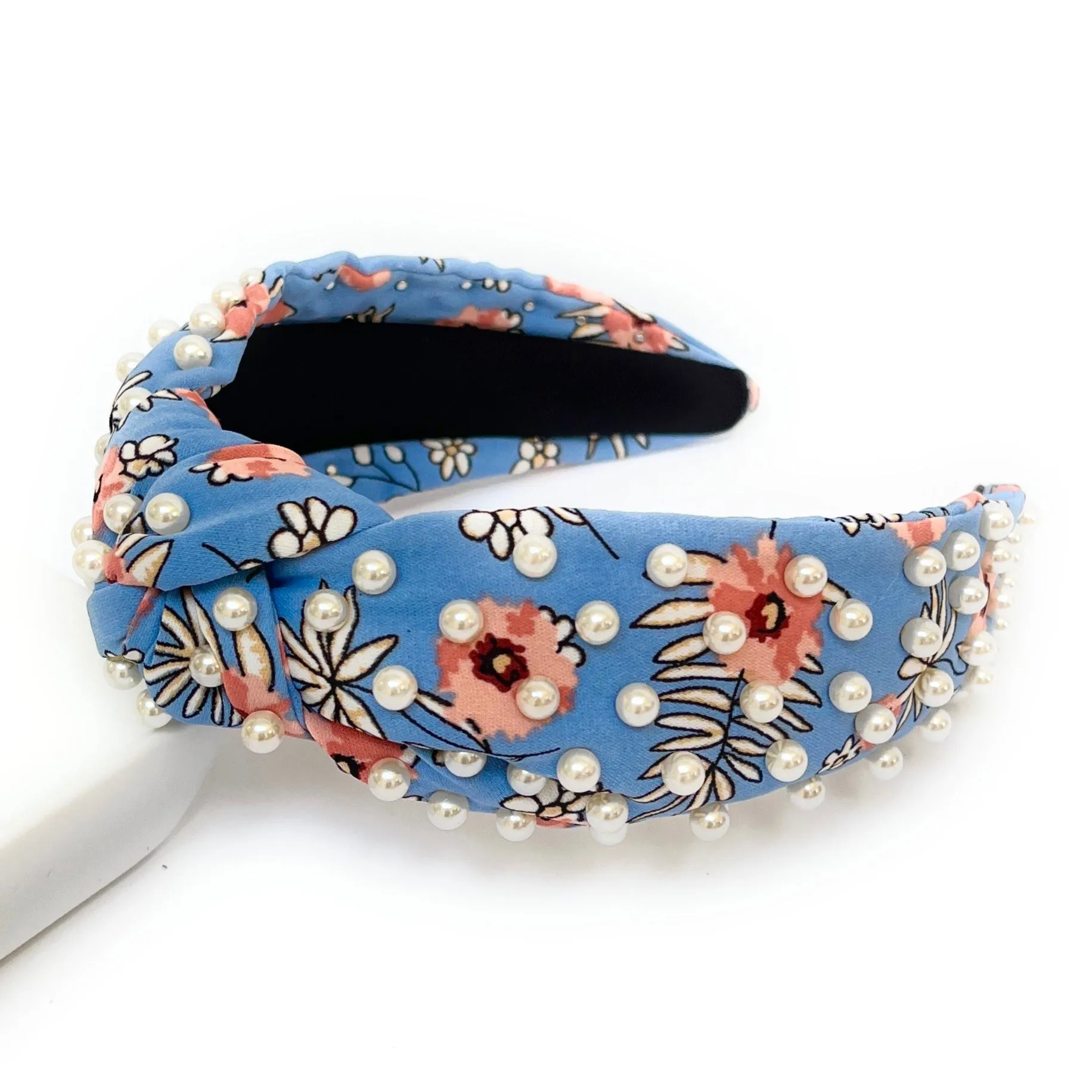 Pearl Floral Knot Headband