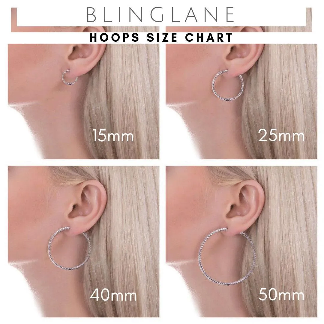 Personalize Your Name Hoop Earrings