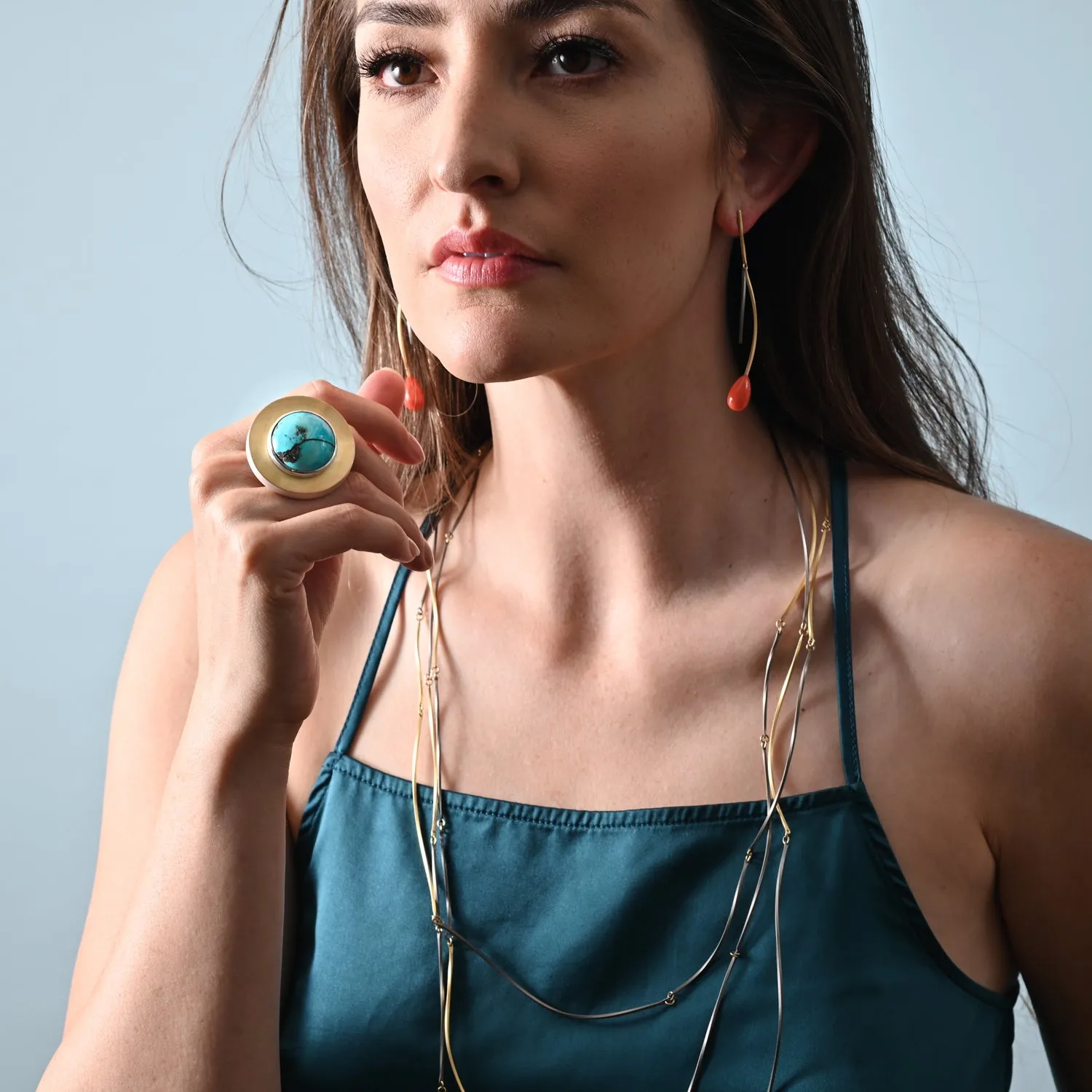 Pinassa Coral Earrings