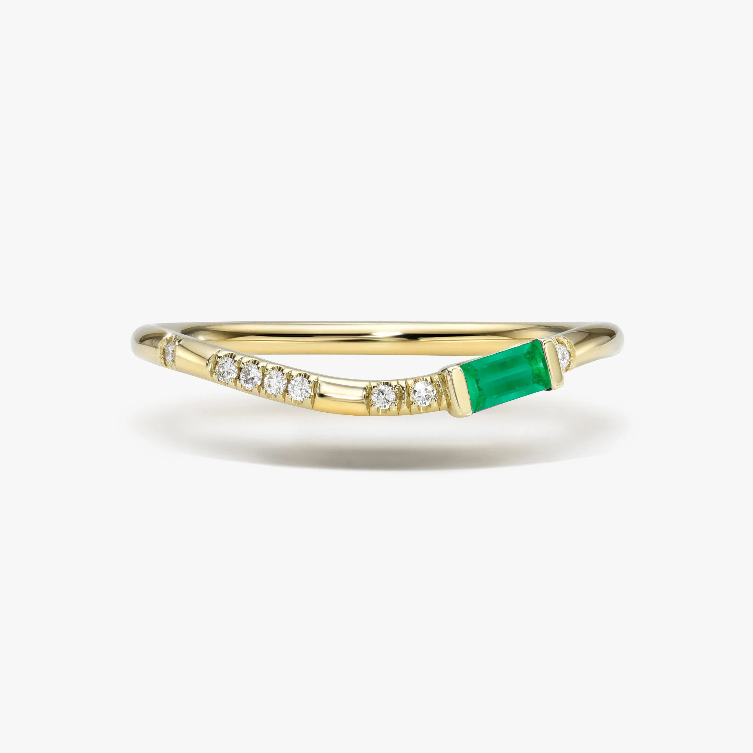 Pleiades Ellipse Birthstone Ring