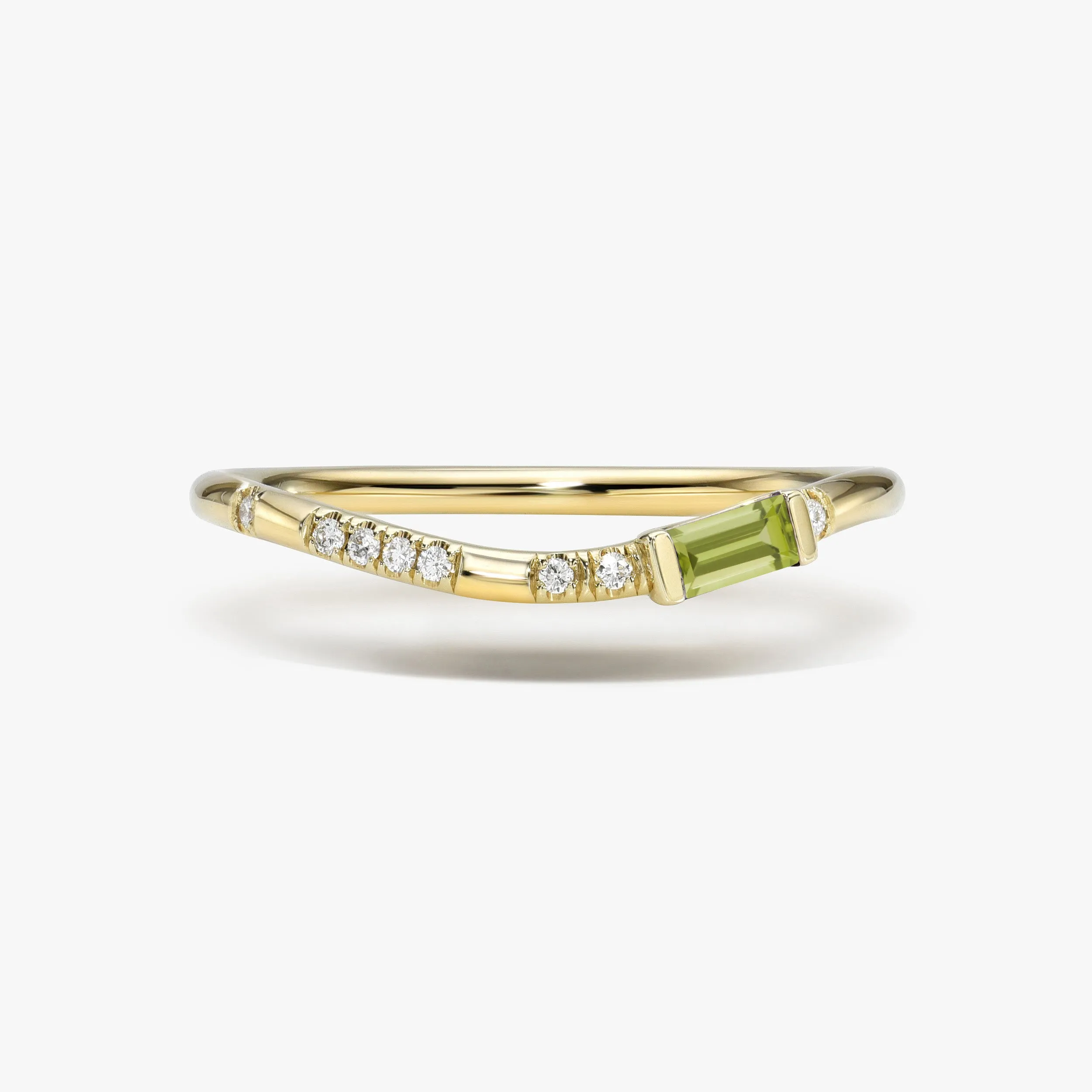 Pleiades Ellipse Birthstone Ring