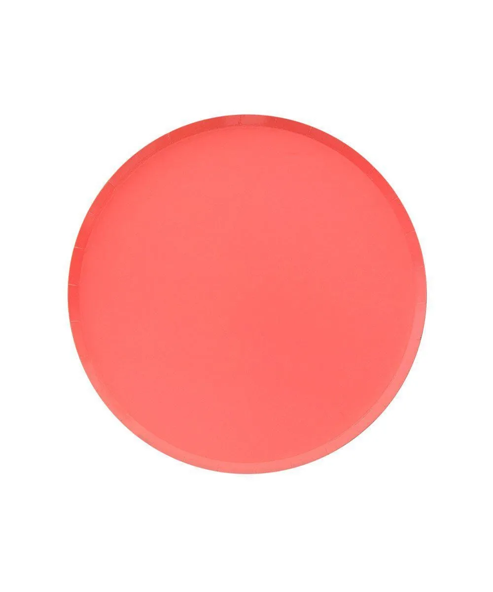 Pretty In Pink Plate Set - Large (8 Pack)