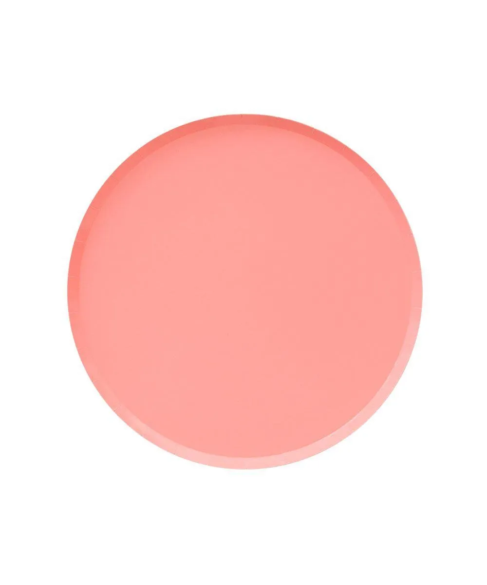 Pretty In Pink Plate Set - Large (8 Pack)