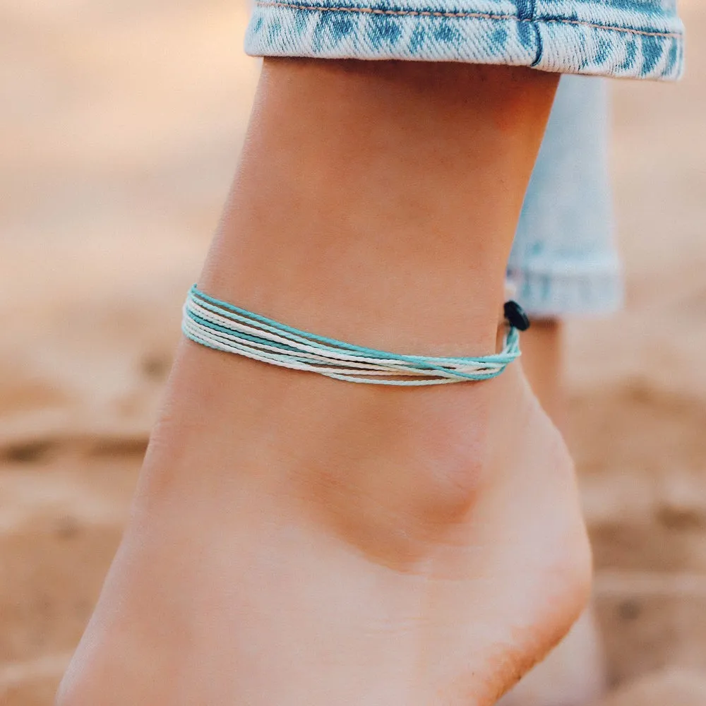Pura Vida Bracelets Charity Anklet - CLEAN BEACHES