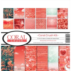 Reminisce Collection Kit 12"X12" Coral Crush