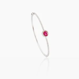 Roseate Diamond & Ruby Bracelet