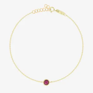 Round Ruby Bracelet