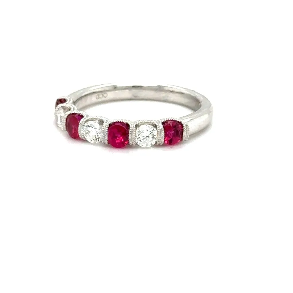 Ruby and Diamond Band at Regard Jewelry in Austin, Texas