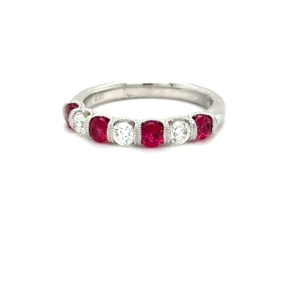 Ruby and Diamond Band at Regard Jewelry in Austin, Texas
