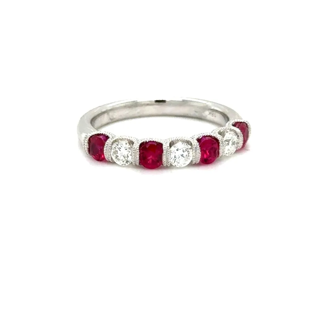 Ruby and Diamond Band at Regard Jewelry in Austin, Texas