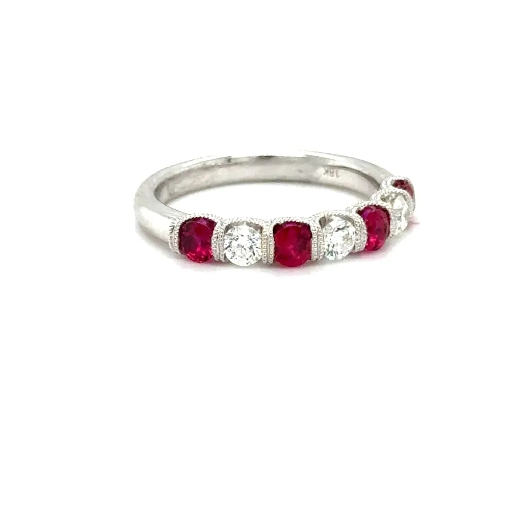 Ruby and Diamond Band at Regard Jewelry in Austin, Texas