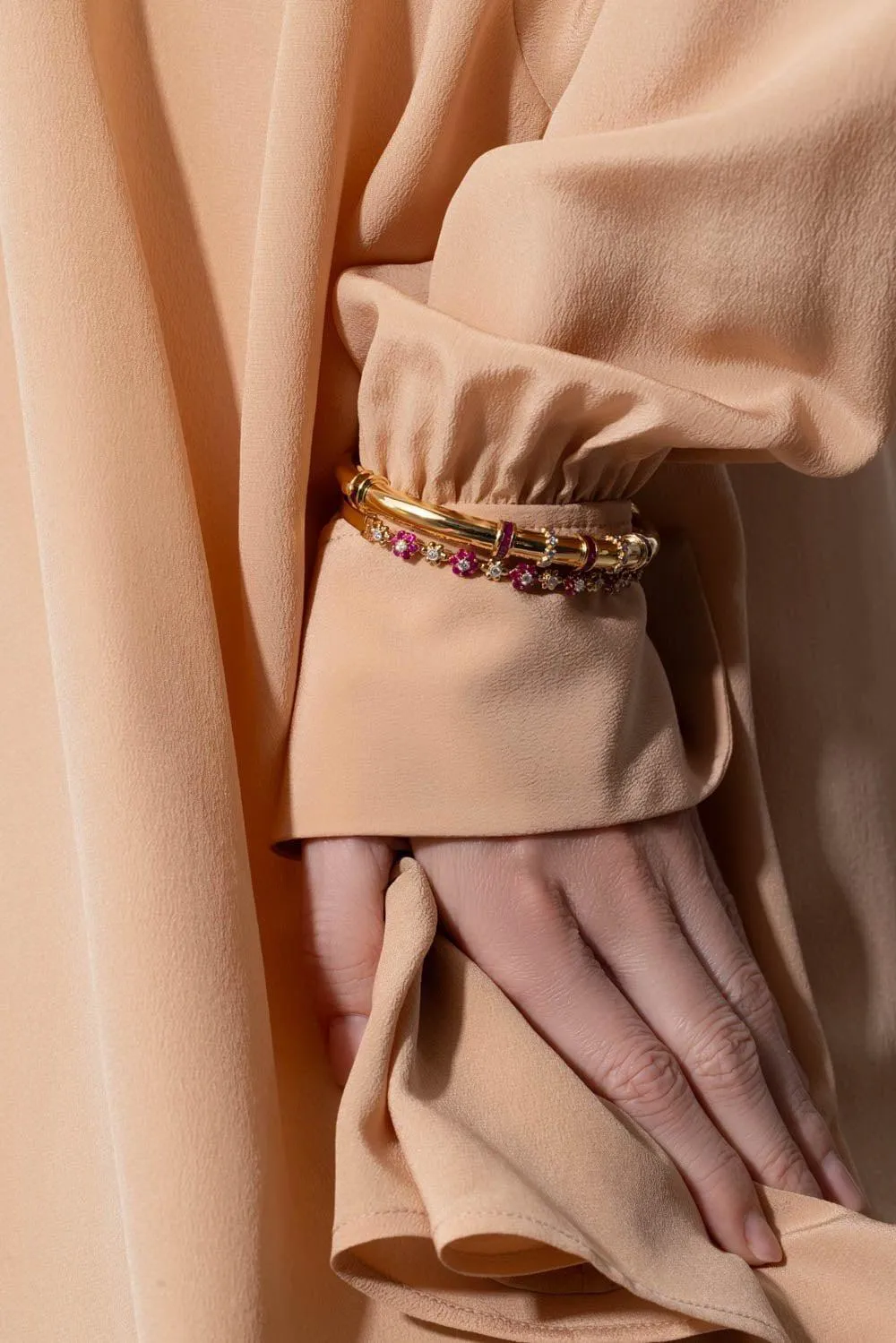 Ruby Diamond Paro Bracelet
