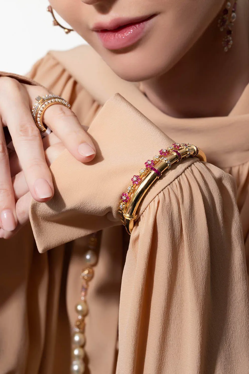 Ruby Diamond Paro Bracelet