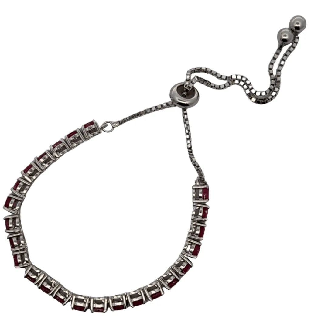 Ruby Tennis Bracelet