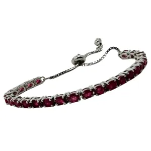 Ruby Tennis Bracelet