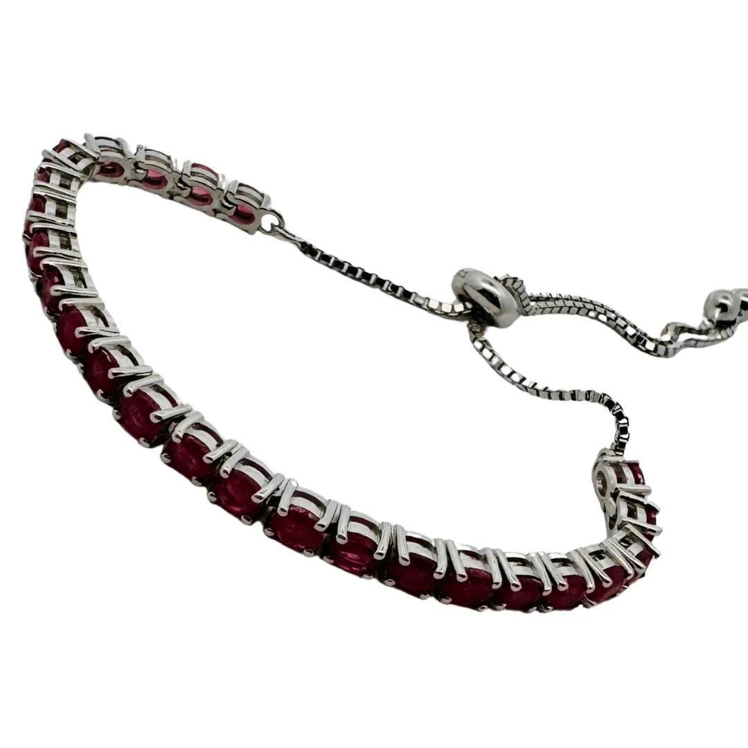 Ruby Tennis Bracelet