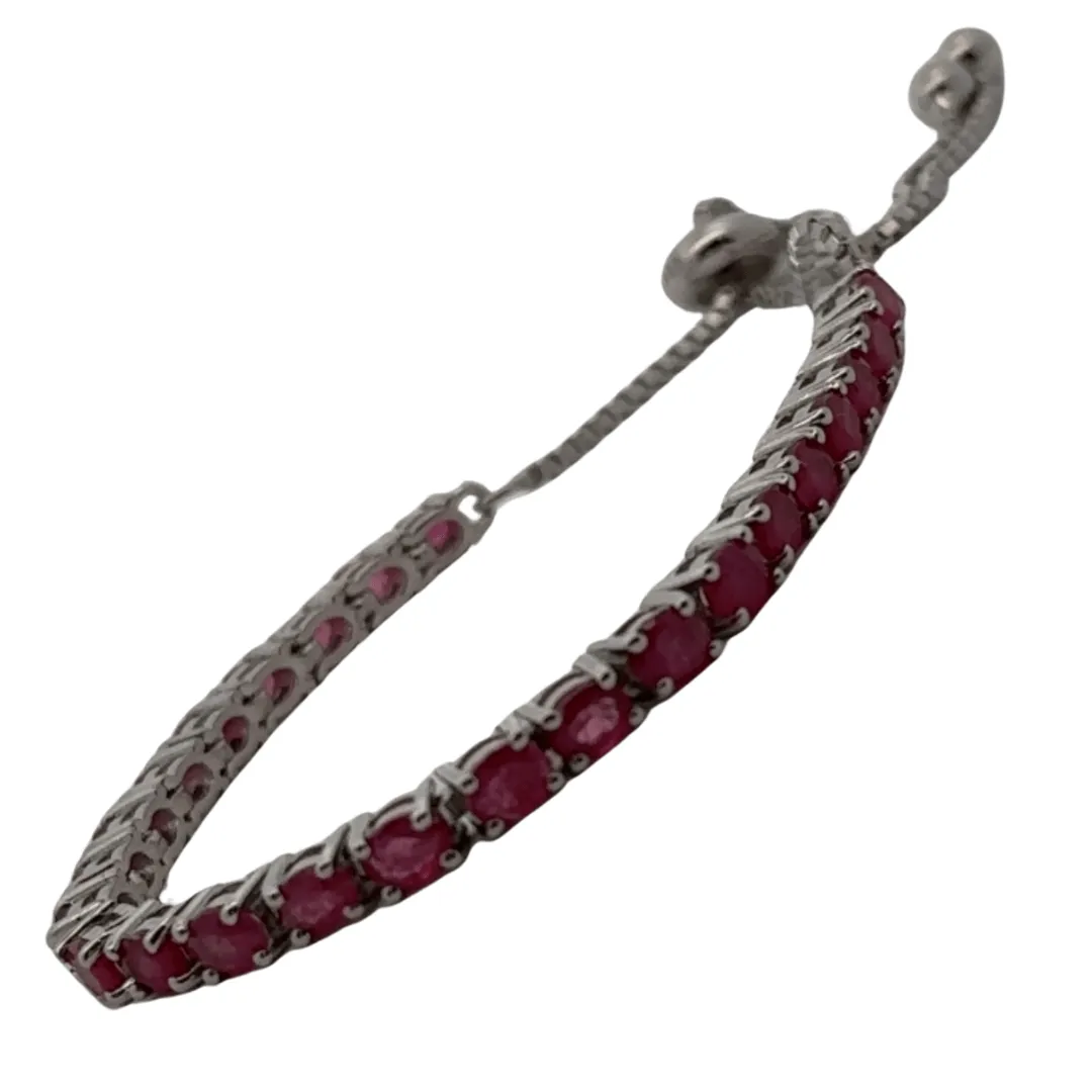 Ruby Tennis Bracelet