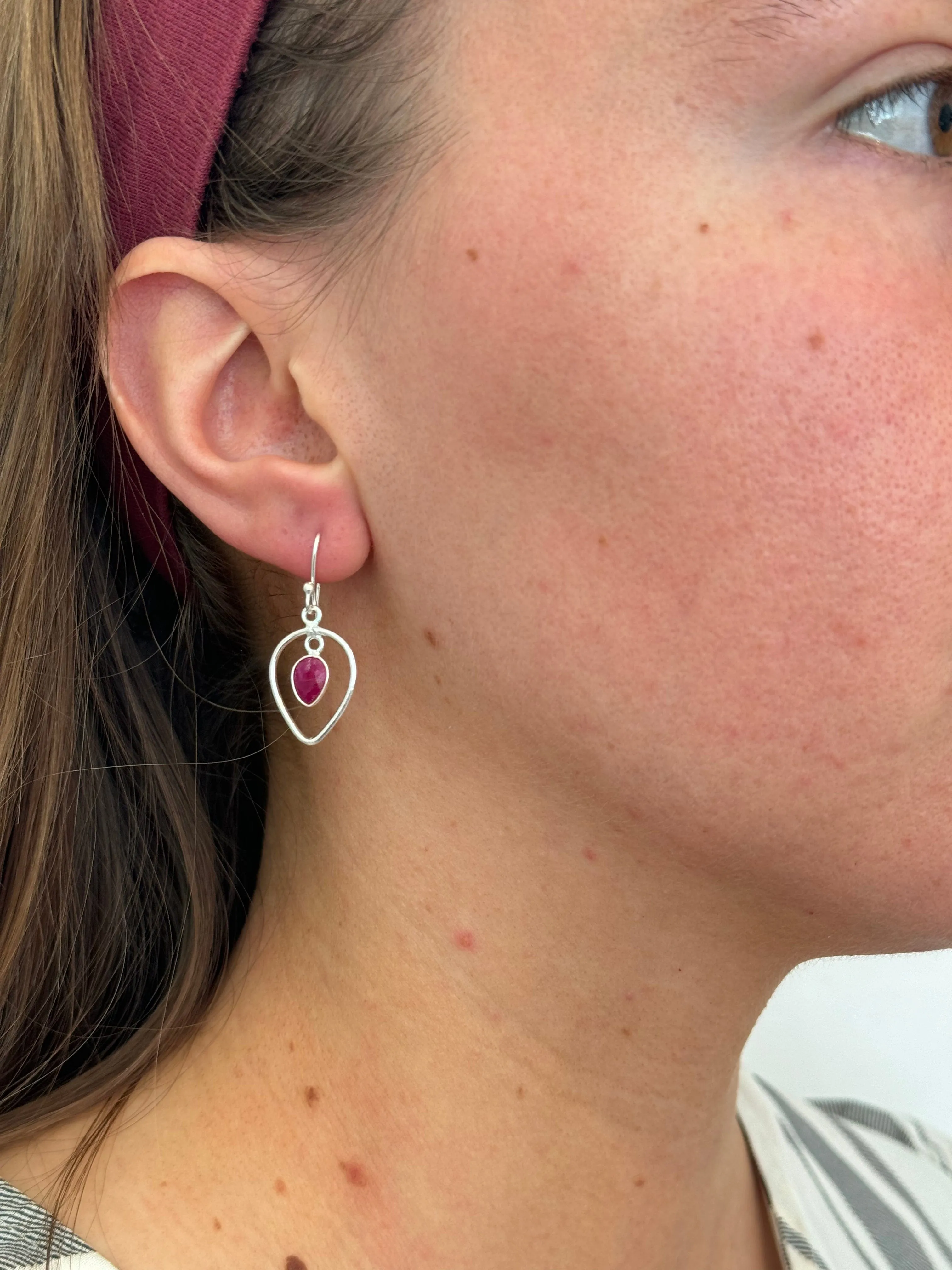 Ruby Tivaali earrings