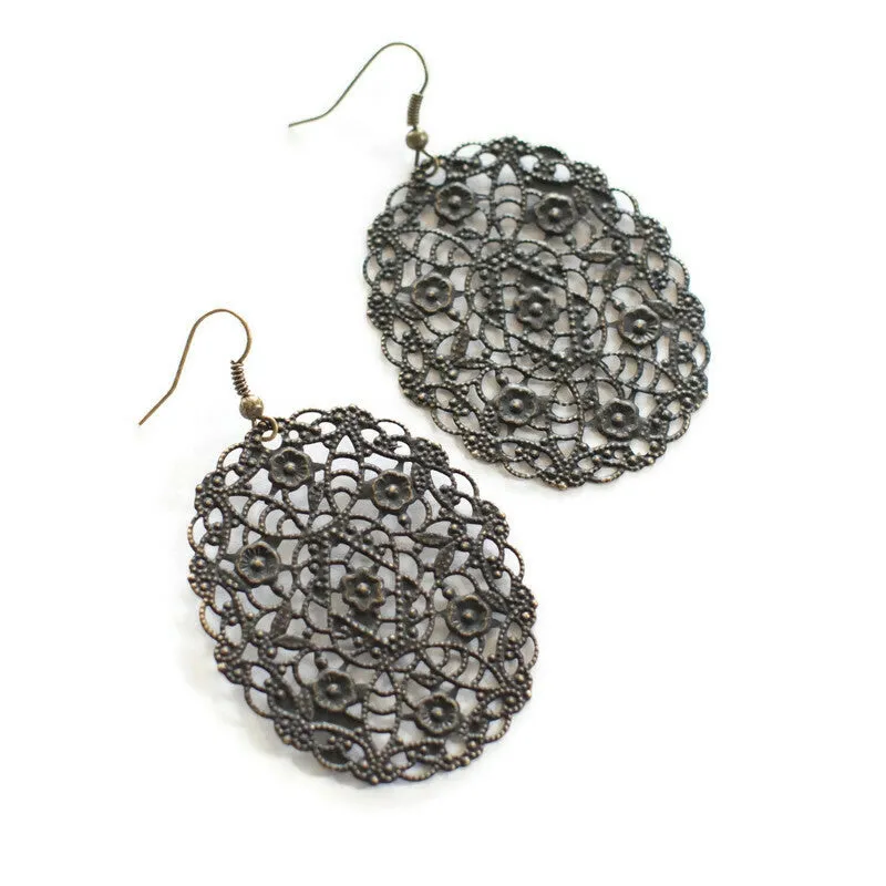 Secret Garden Filigree Earrings
