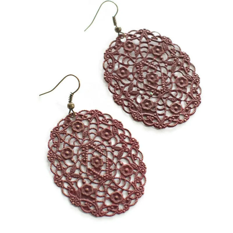 Secret Garden Filigree Earrings