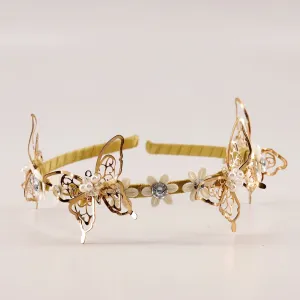 Sienna Likes To Party Girls The Lucinia Butterfly Designer Girls Headband