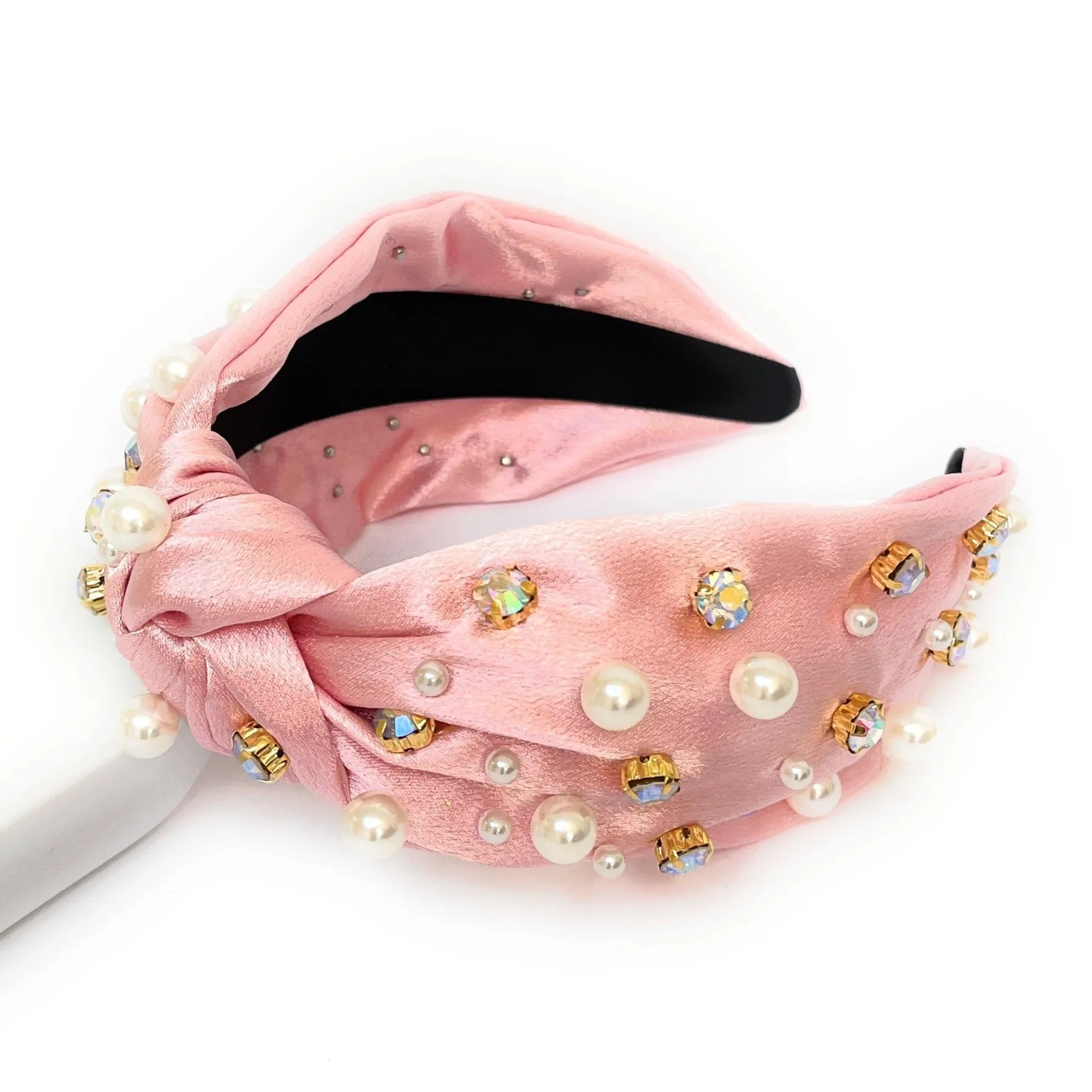 Silk Embellished Knot Headband (more colors)