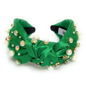 Silk Embellished Knot Headband (more colors)