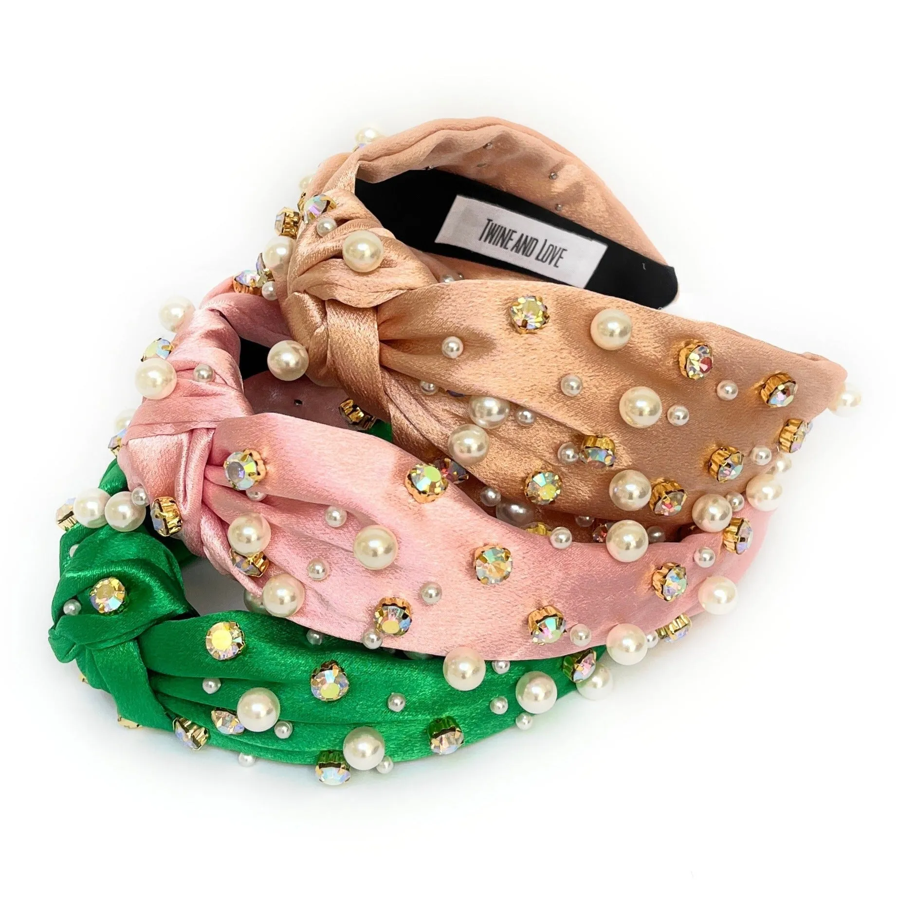 Silk Embellished Knot Headband (more colors)