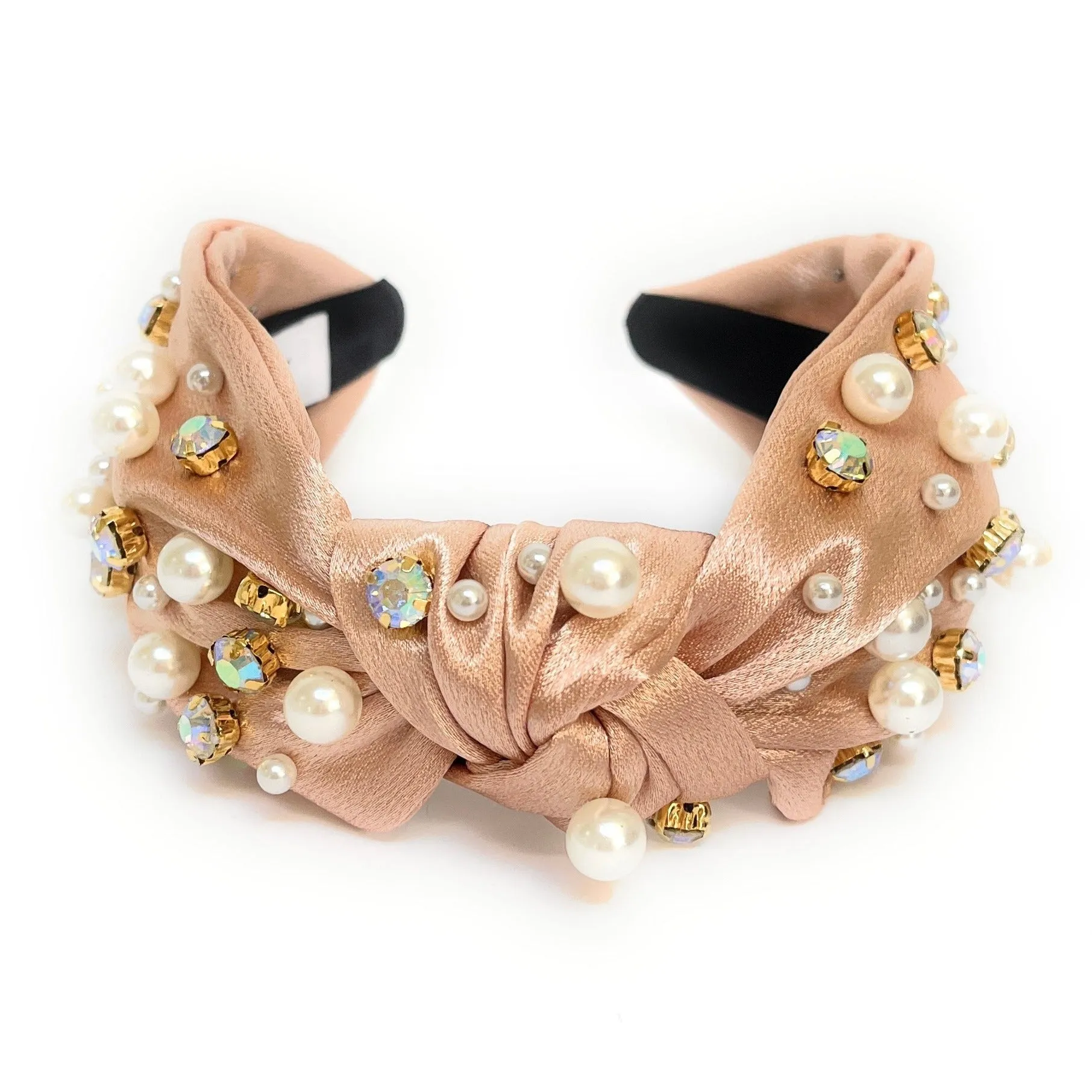 Silk Embellished Knot Headband (more colors)