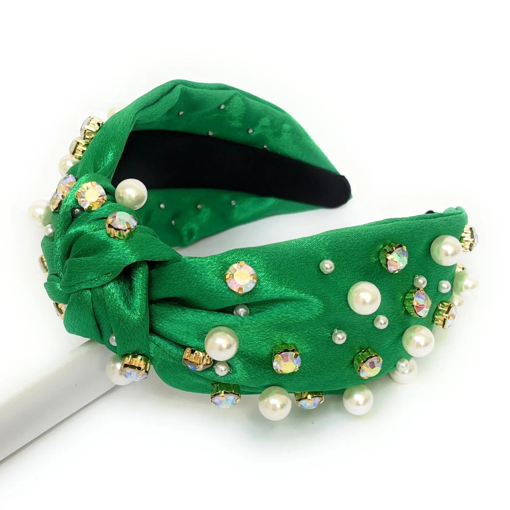 Silk Embellished Knot Headband (more colors)