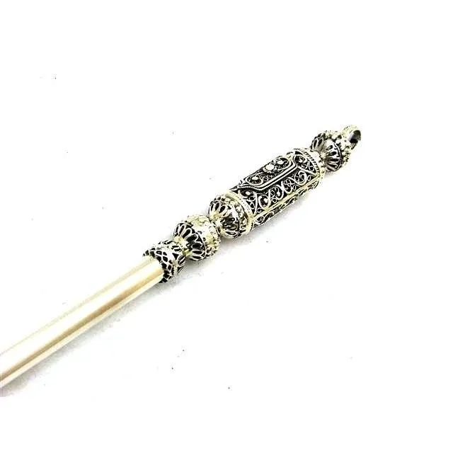 Silver Filigree Yad Torah Pointer