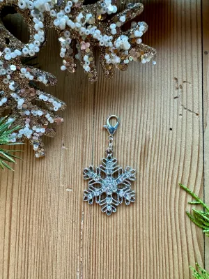 Sparkly Snowflake Pendant