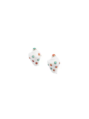 Speckled Shell Earrings