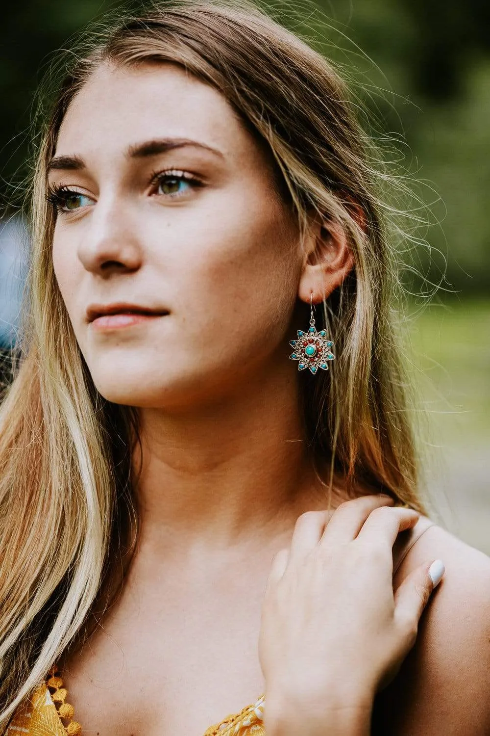 Sterling Silver Star Earrings