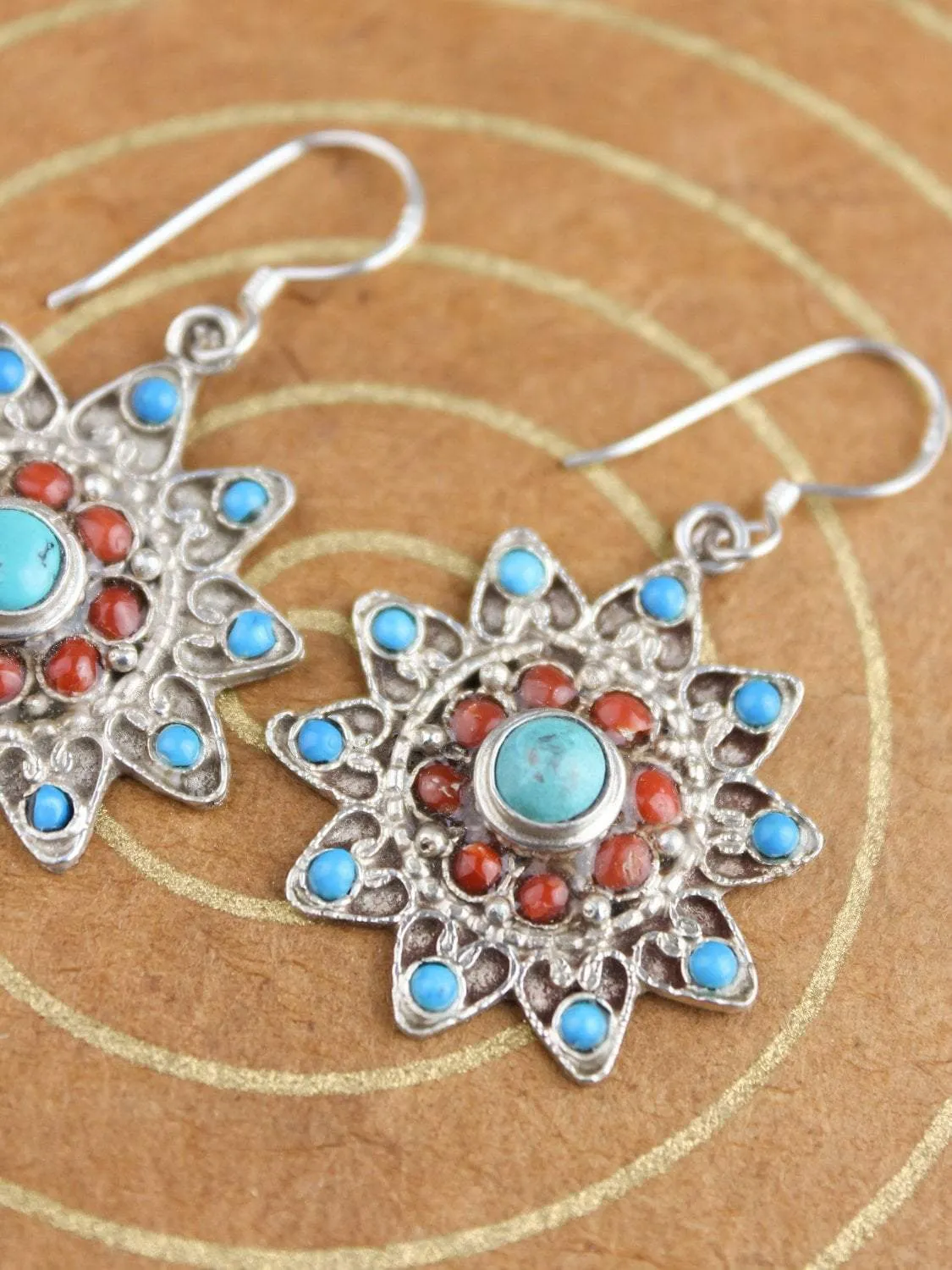 Sterling Silver Star Earrings