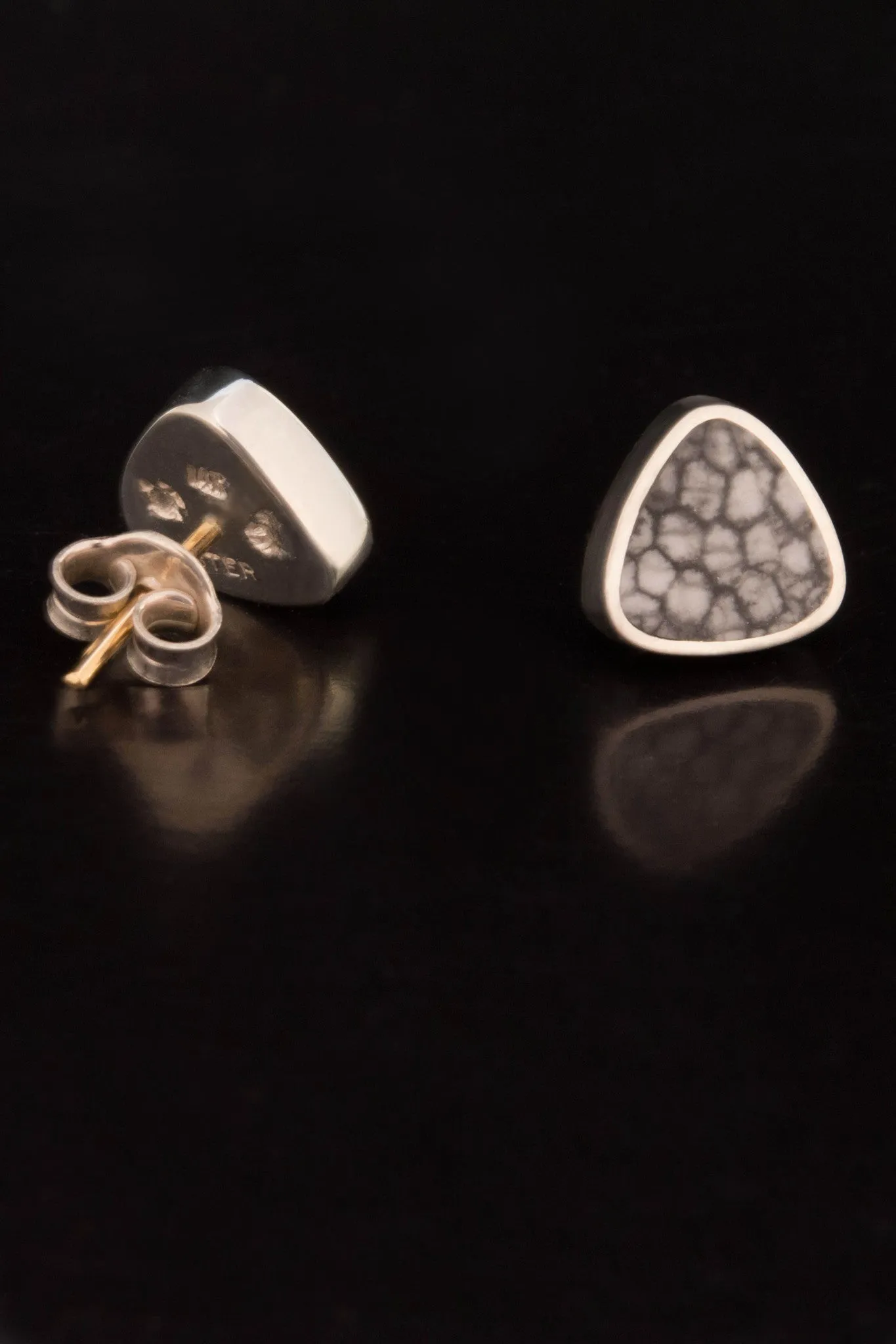 Stingray Coral Stud Earrings
