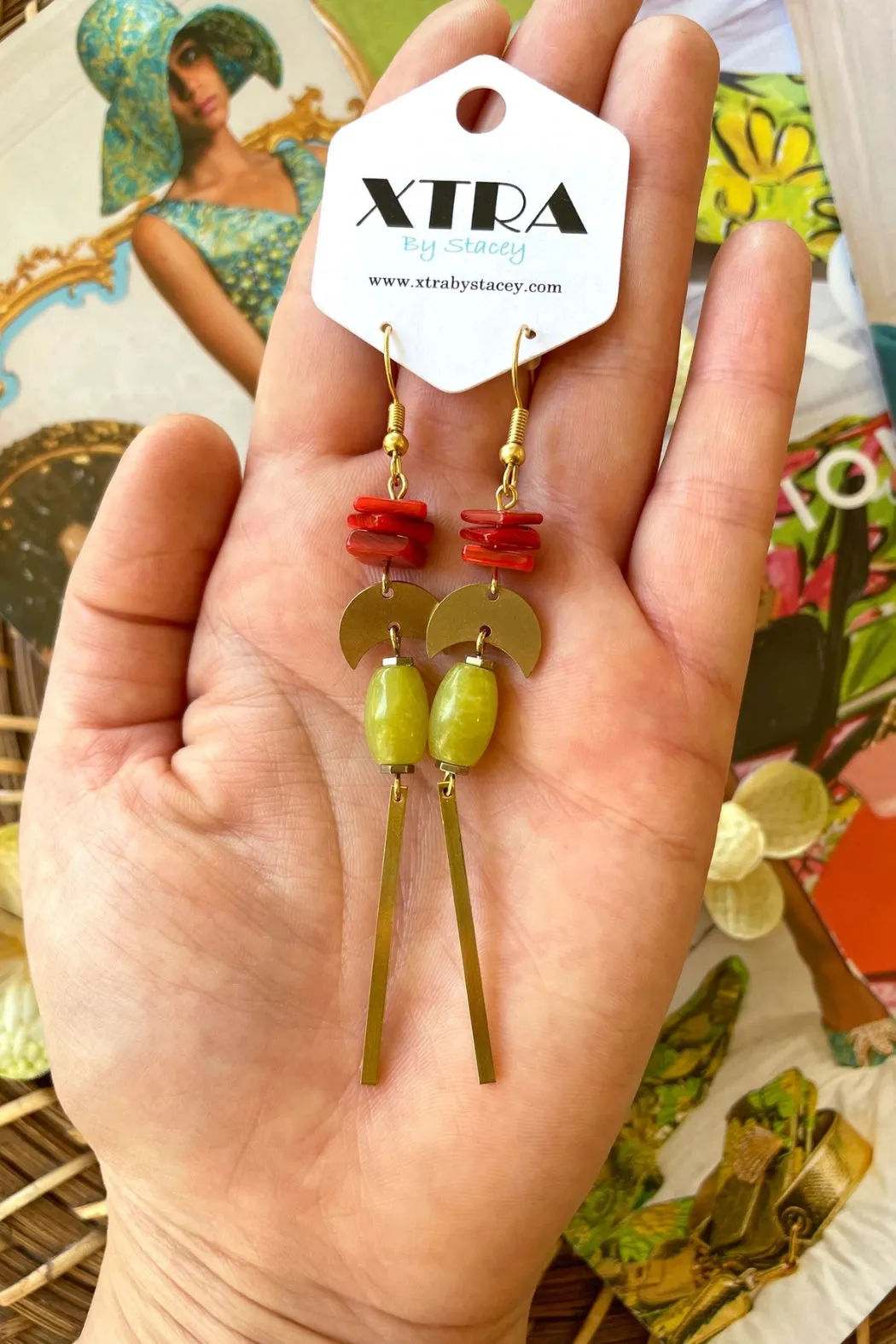 The Nefeli Earring - Mother of Pearl