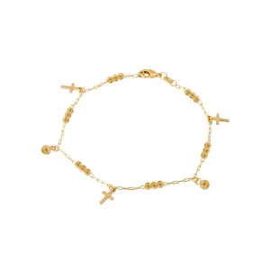 THE TORINO CROSS ANKLET