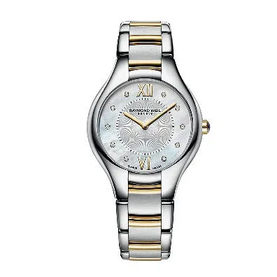Two-Tone Diamond Quartz Watch