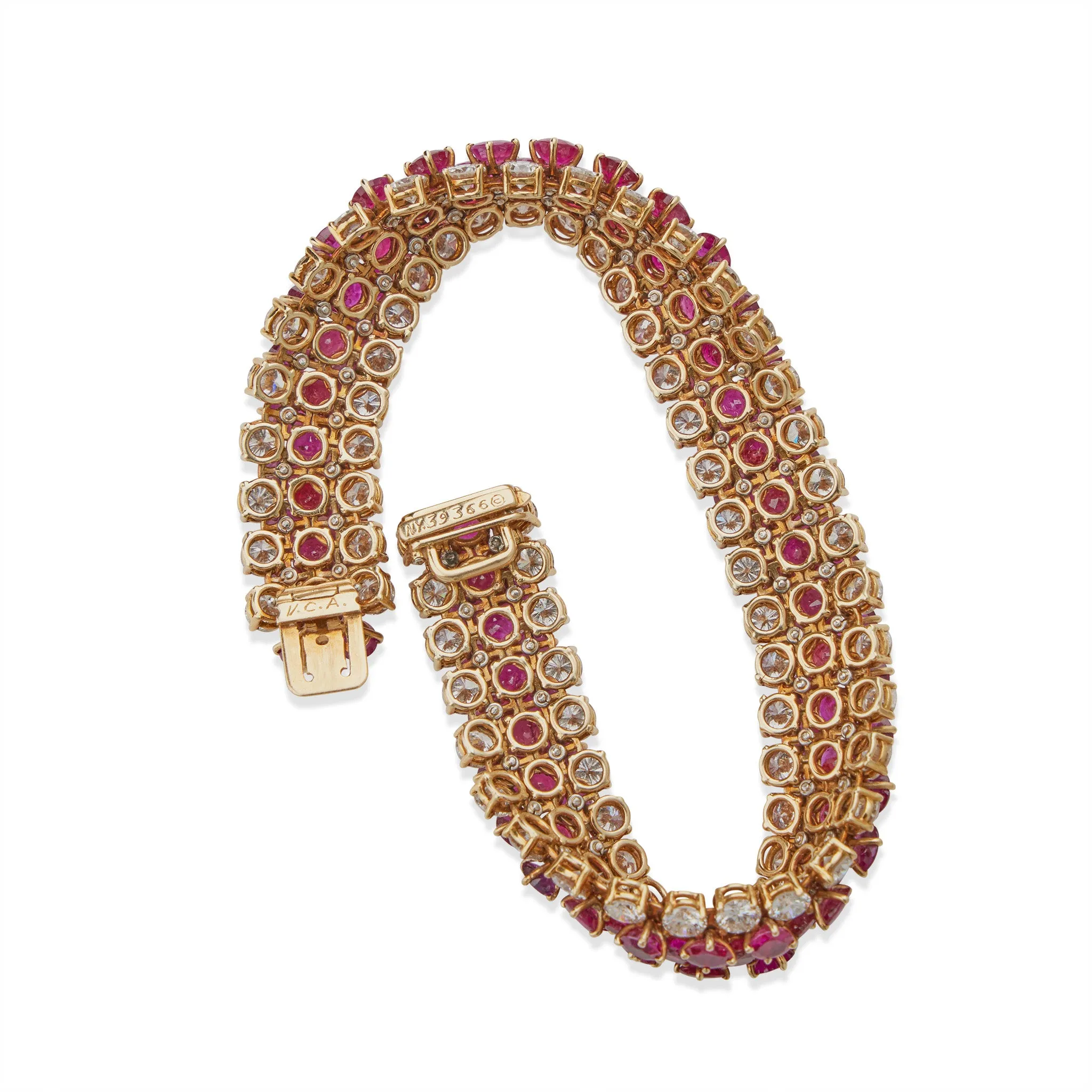 Van Cleef & Arpels No-Heat Burma Ruby Bracelet