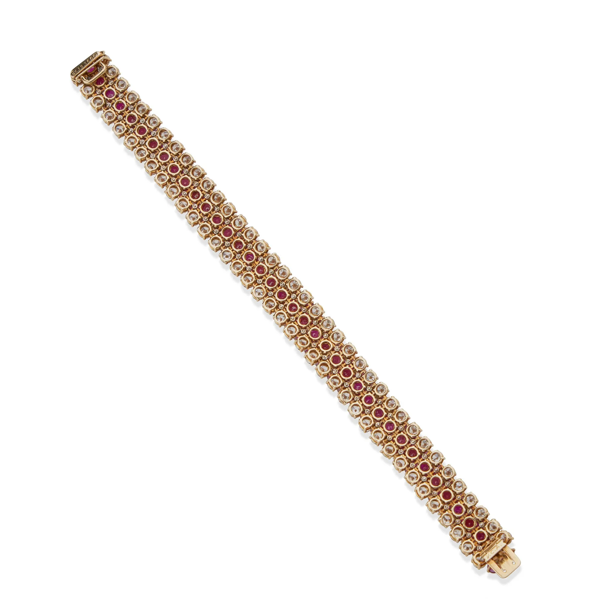 Van Cleef & Arpels No-Heat Burma Ruby Bracelet
