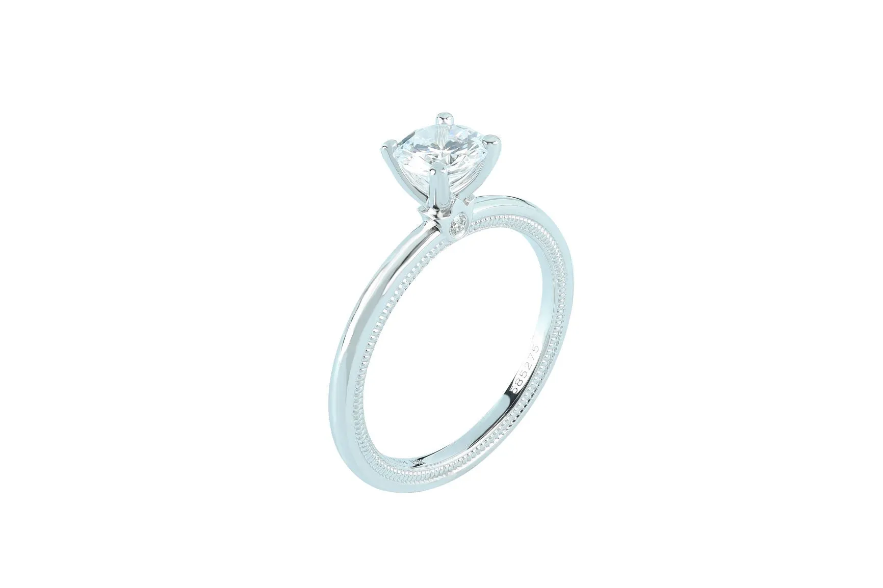 Verragio 1/2 ctw Tradition Collection Solitaire Lab Center Diamond Engagement Ring