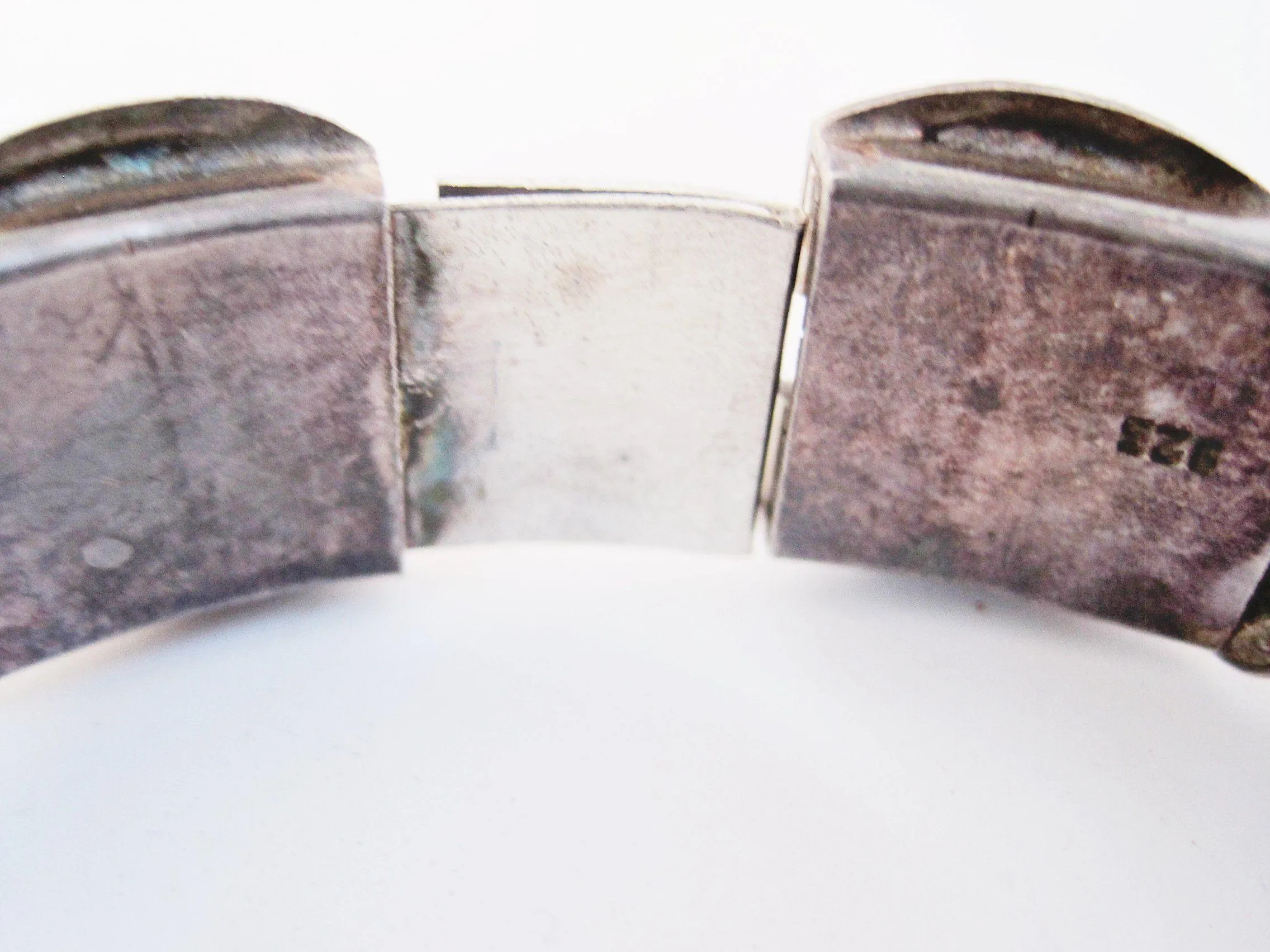 Vintage Asian Braided Silver Bracelet