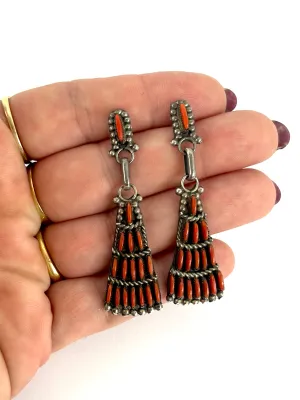 Vintage Coral Earrings