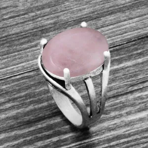Vintage Oval Shape Unique Earth Stone Rings