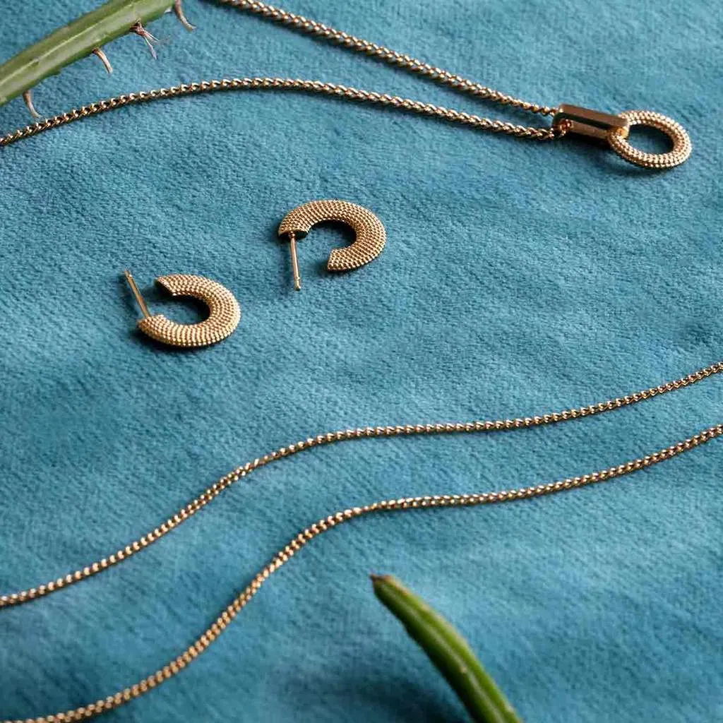 Weol Huggie Hoop Earrings