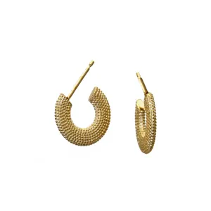 Weol Huggie Hoop Earrings