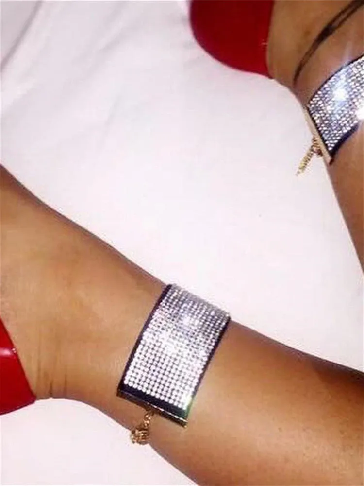 Women's Punk Style Diamond Foot Chain